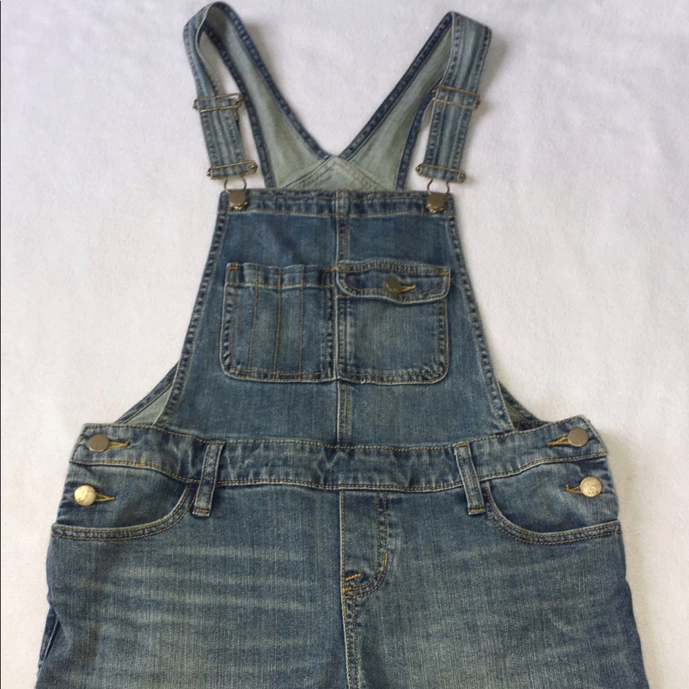 Jean short overalls
